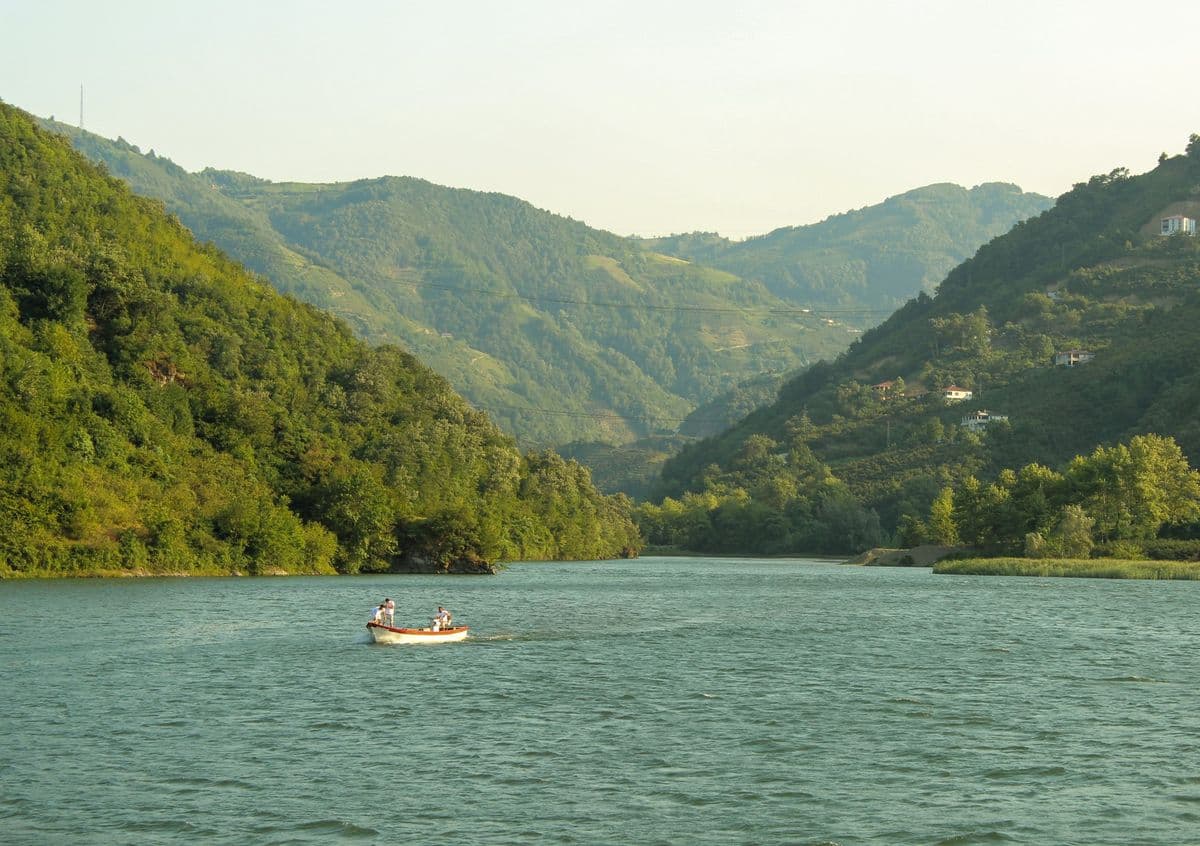 Lush green Vietnamese mountain landscape with serene valley